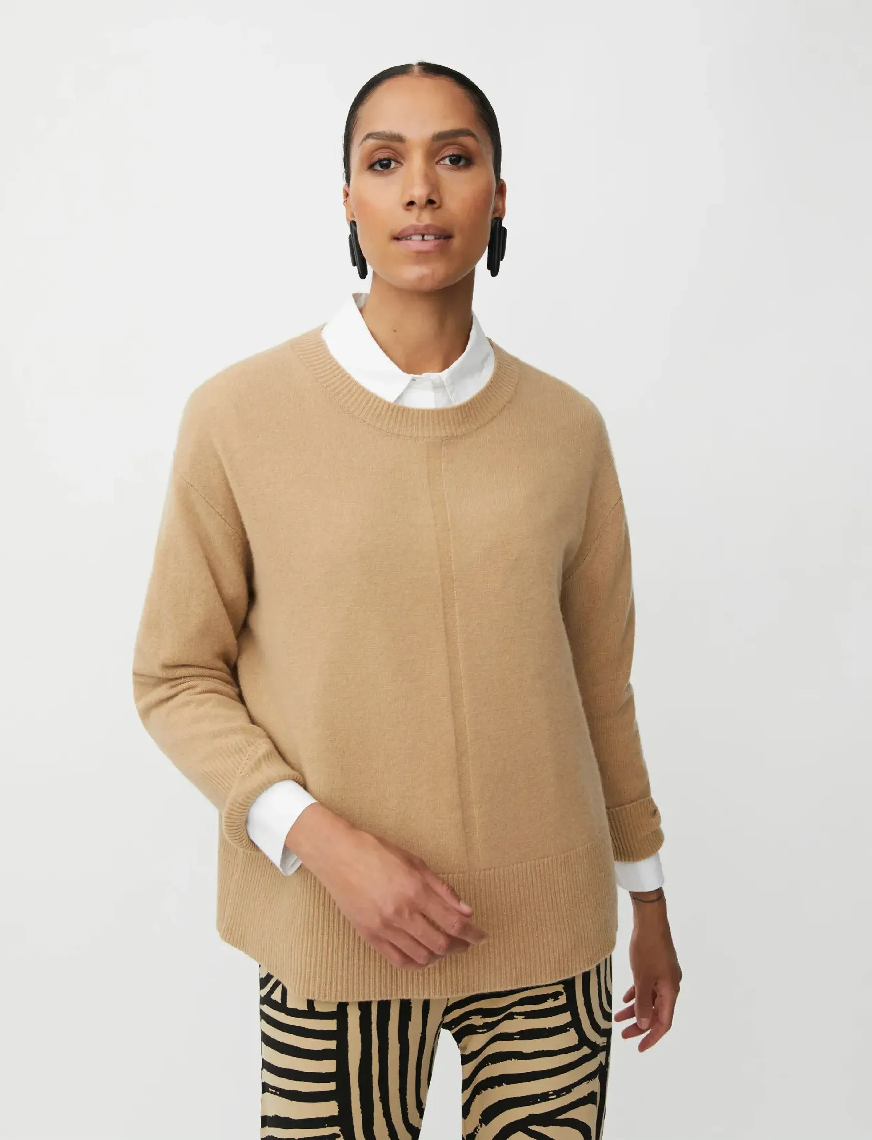 Masai Mafabrice, XL, Beige, Strik > Trøjer, Dame