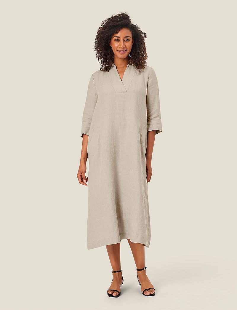 Masai - MaNikeeta - skjortklänningar - natural - 0