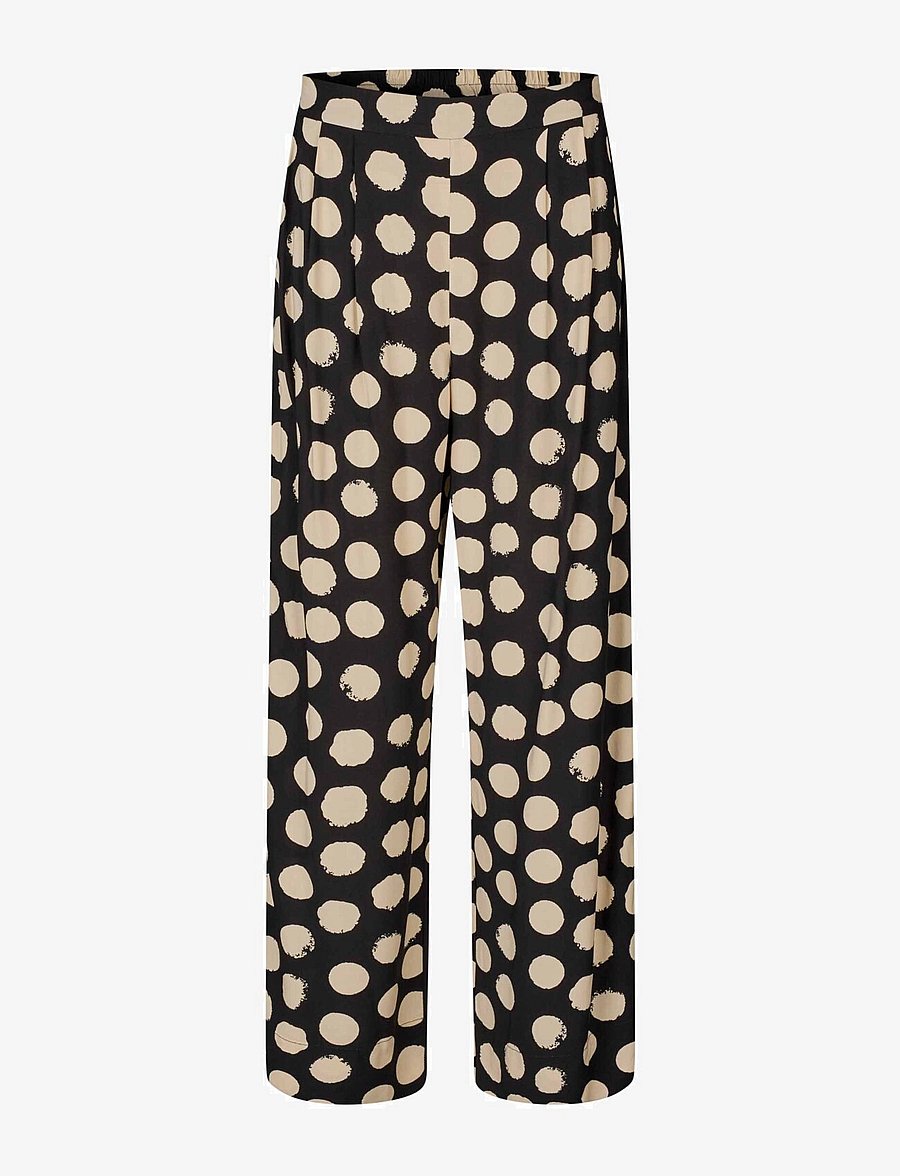 Masai - MaPatty - hosen mit weitem bein - black - 1
