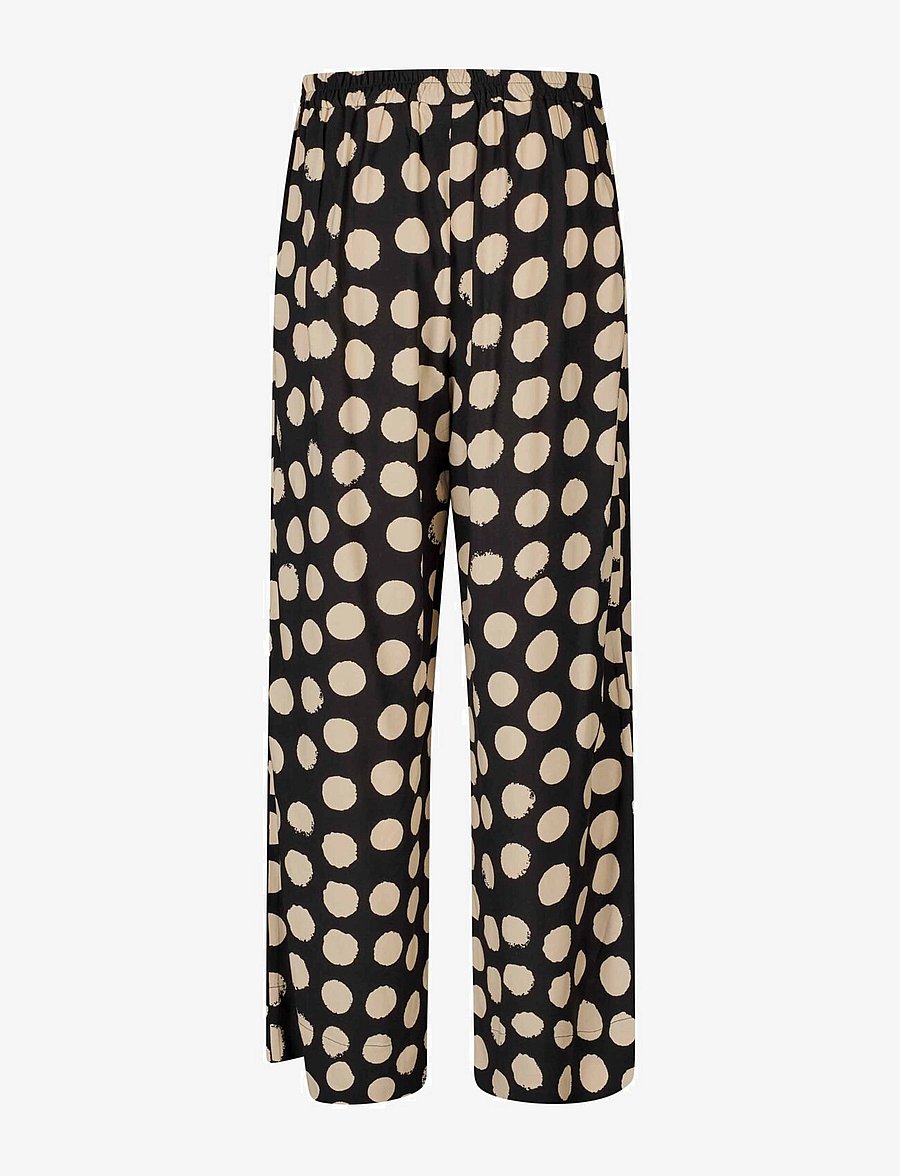Masai - MaPatty - hosen mit weitem bein - black - 2