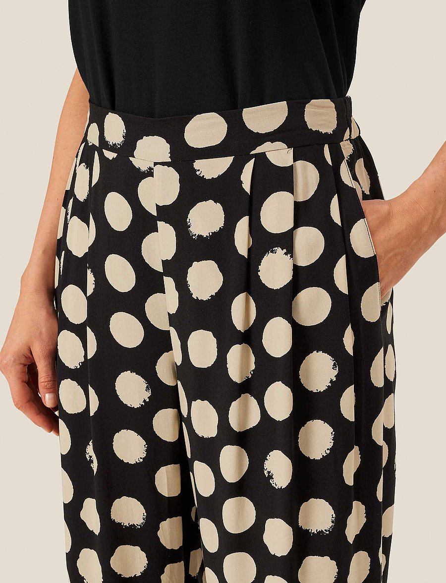 Masai - MaPatty - hosen mit weitem bein - black - 5