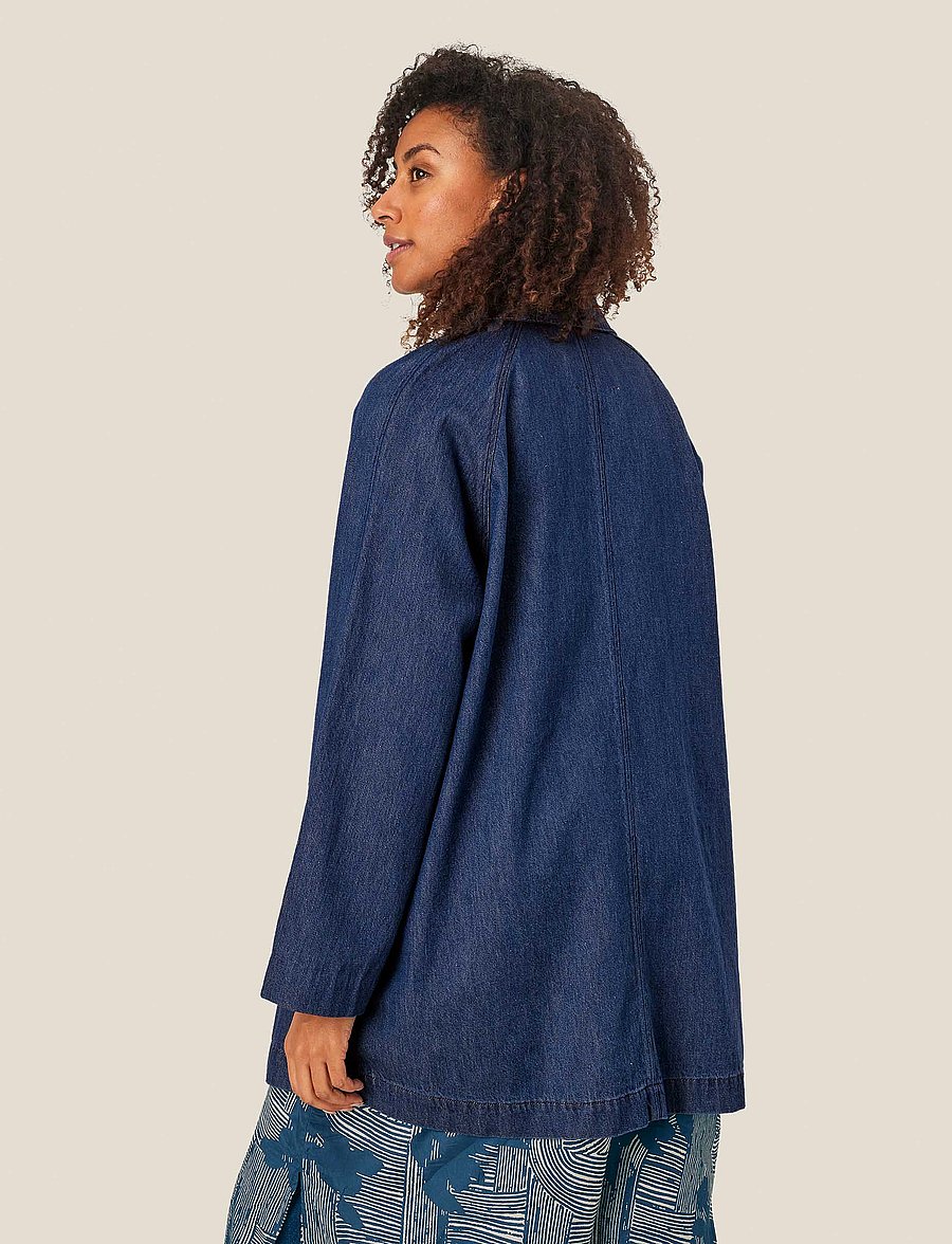 Masai - MaTam - kerged mantlid - dark denim - 4