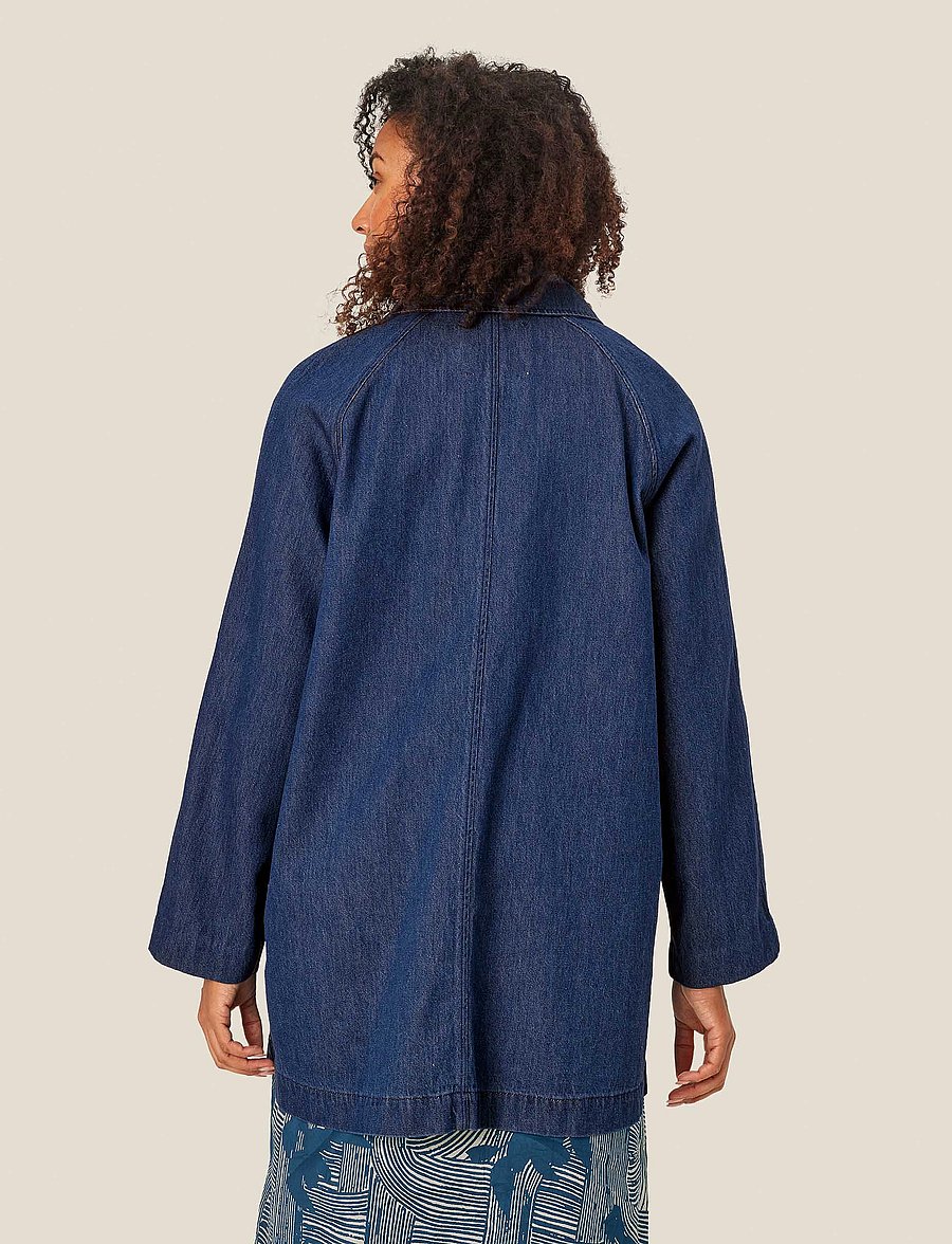Masai - MaTam - kerged mantlid - dark denim - 5
