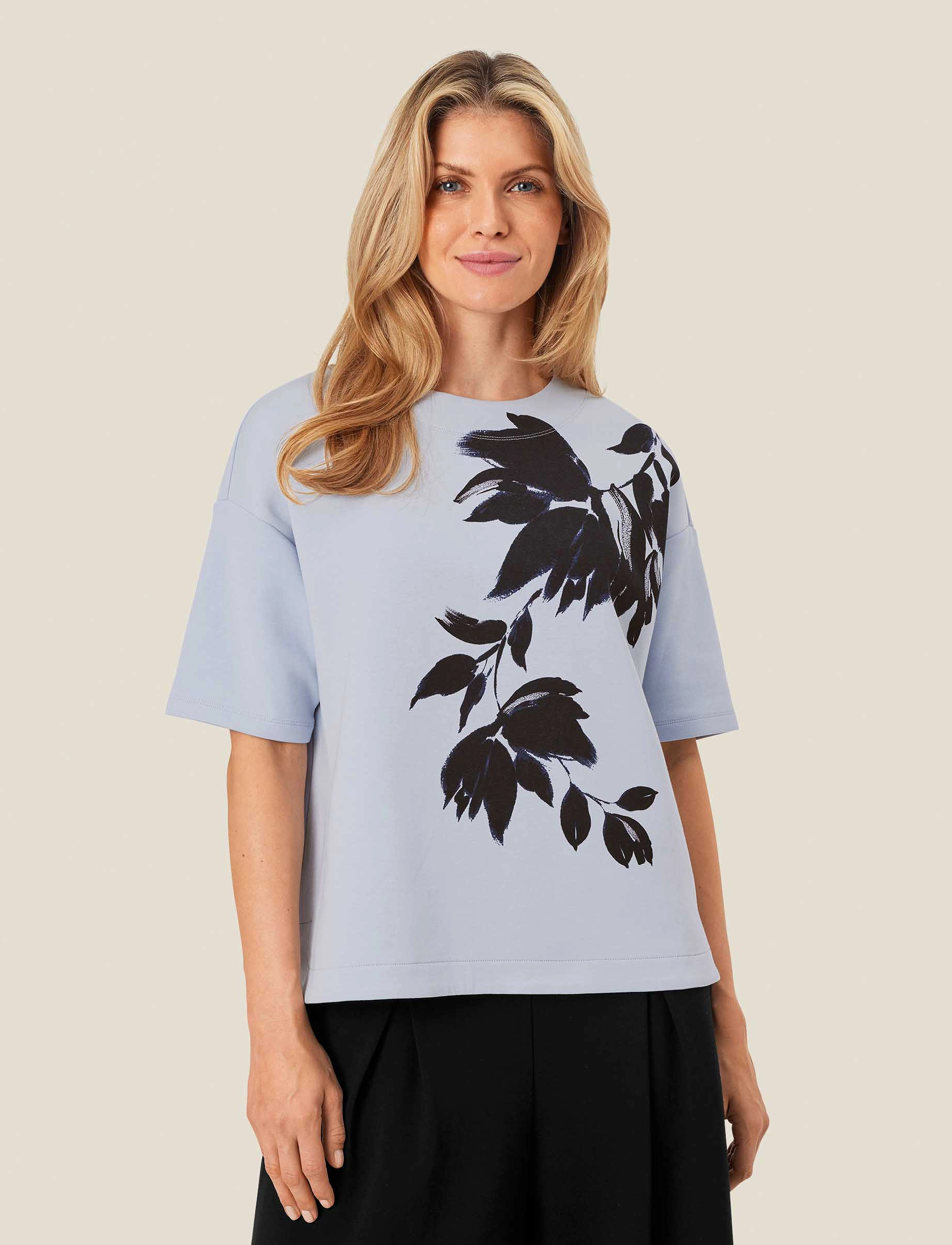 Masai MaDominan - T-Shirts & Tops - HEATHER / blue