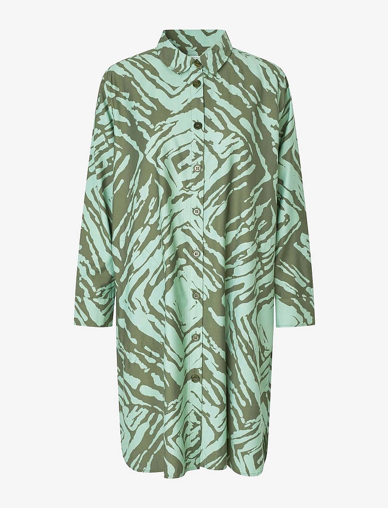 Masai - MaNinel - skjortekjoler - d. lichen green - 0