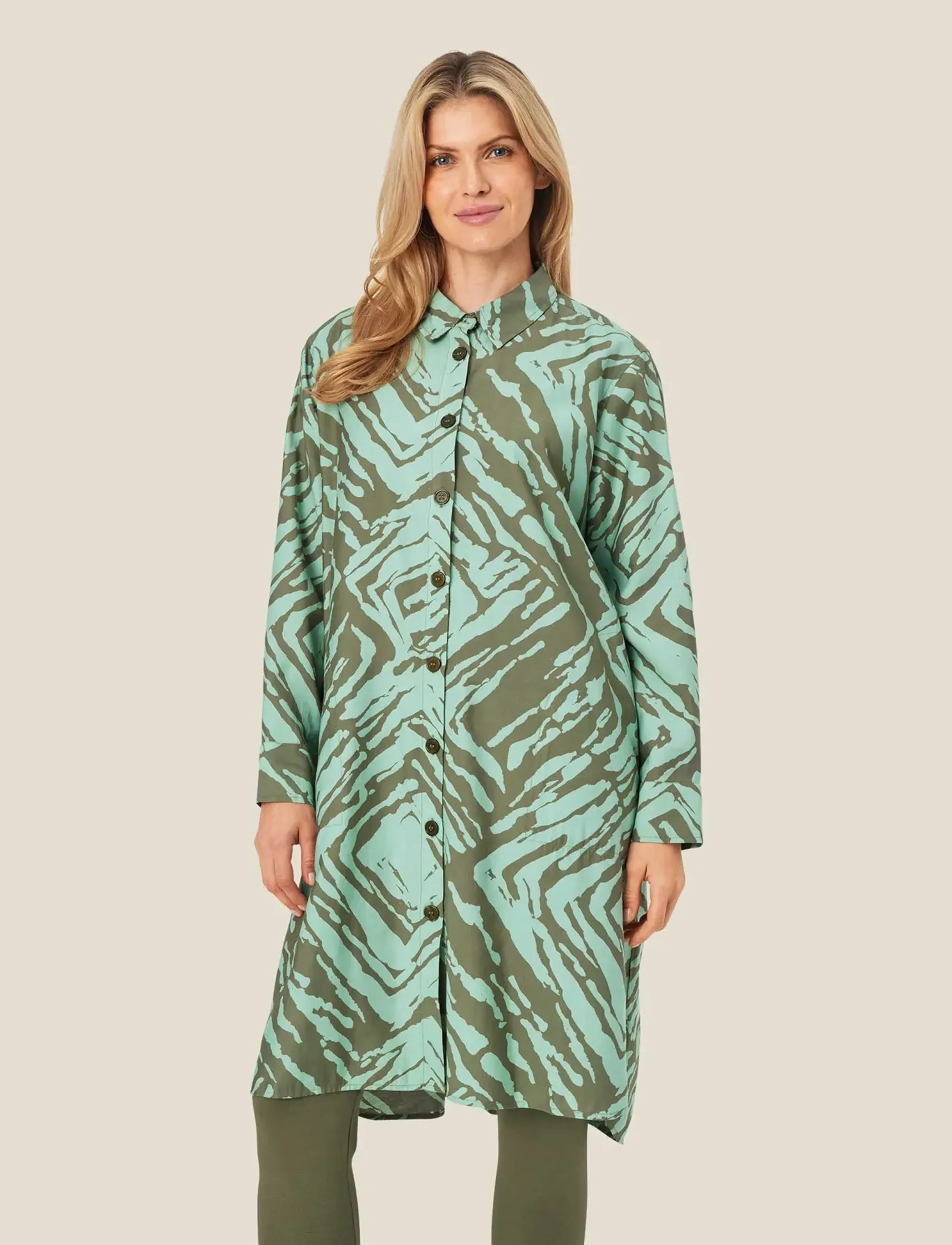 Masai - MaNinel - hemdkleider - d. lichen green - 2