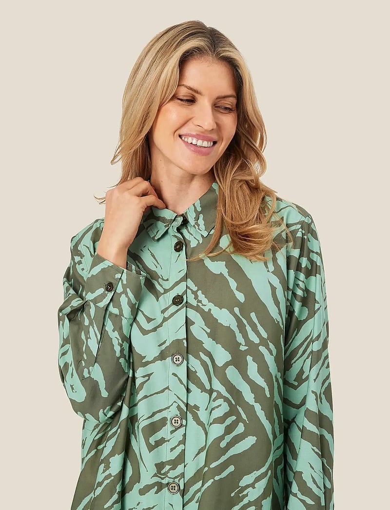 Masai - MaNinel - skjortekjoler - d. lichen green - 4