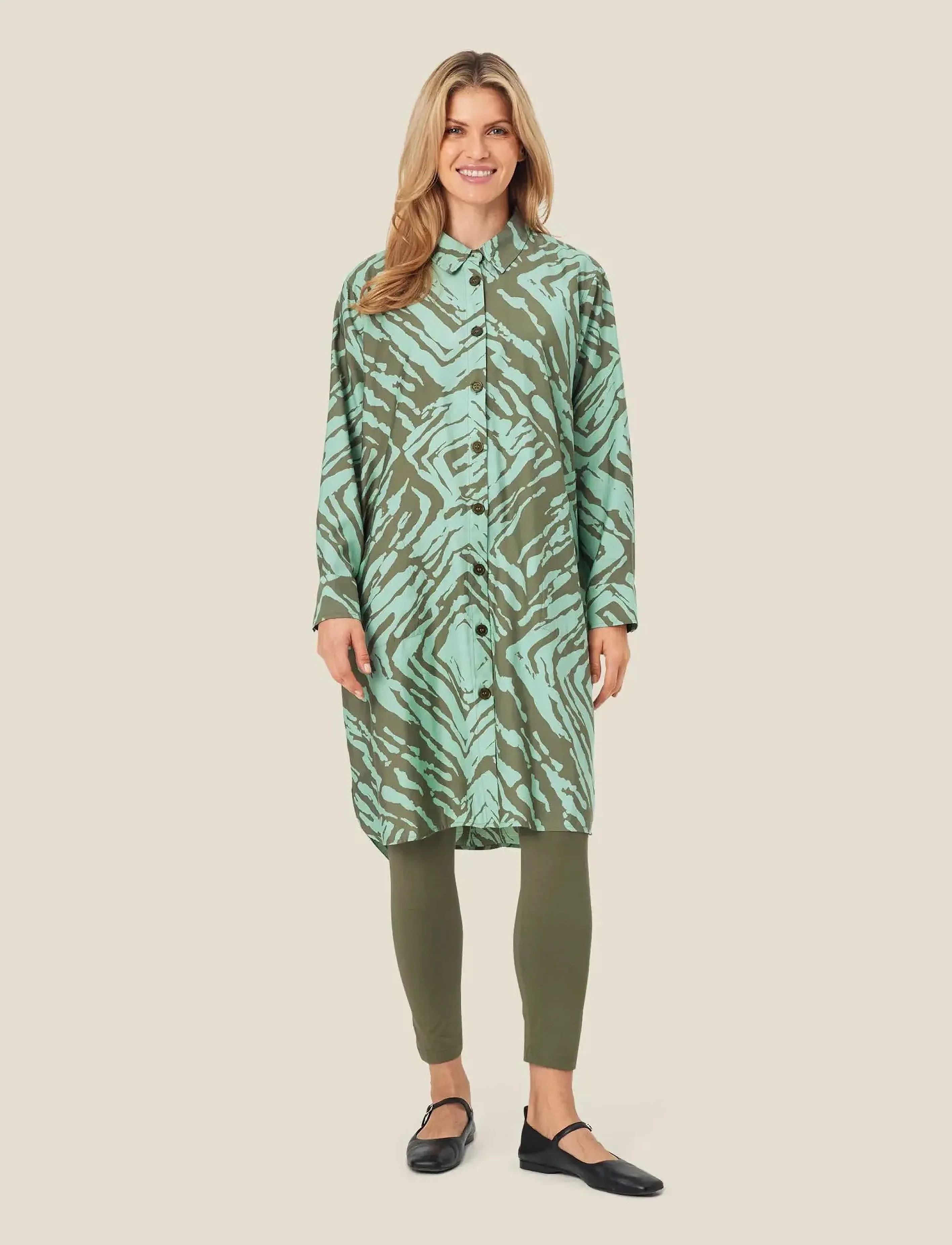 Masai - MaNinel - hemdkleider - d. lichen green - 5