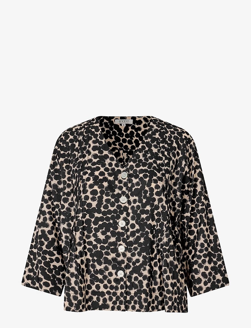 Masai - MaIbilisa - langärmlige blusen - fog - 1