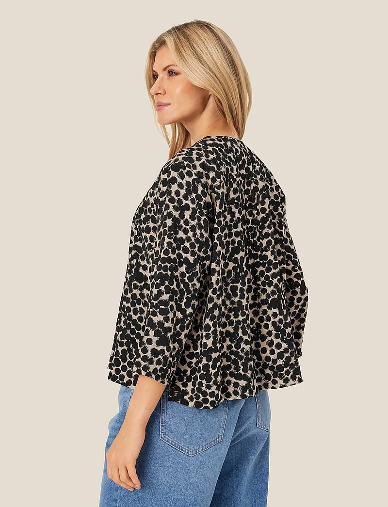 Masai - MaIbilisa - langärmlige blusen - fog - 3