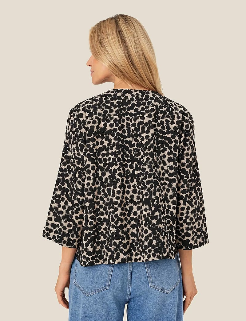 Masai - MaIbilisa - langärmlige blusen - fog - 4