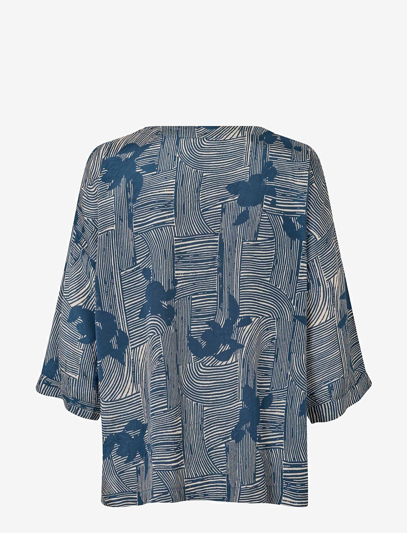 Masai - MaBecca - langärmlige blusen - sargasso sea - 1