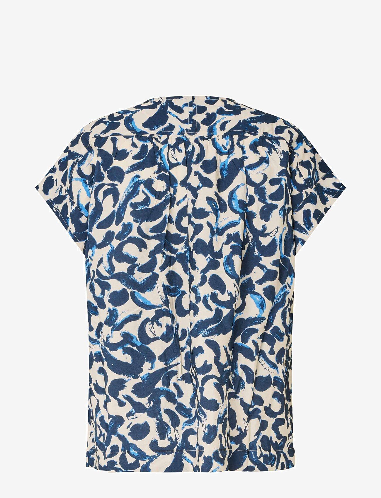 Masai - MaBraidy - short-sleeved blouses - ultramarine - 1