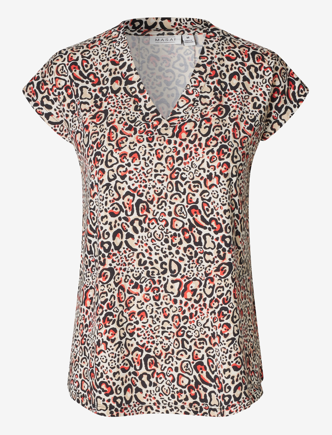 Masai - MaEfa - kurzämlige blusen - poinciana - 0