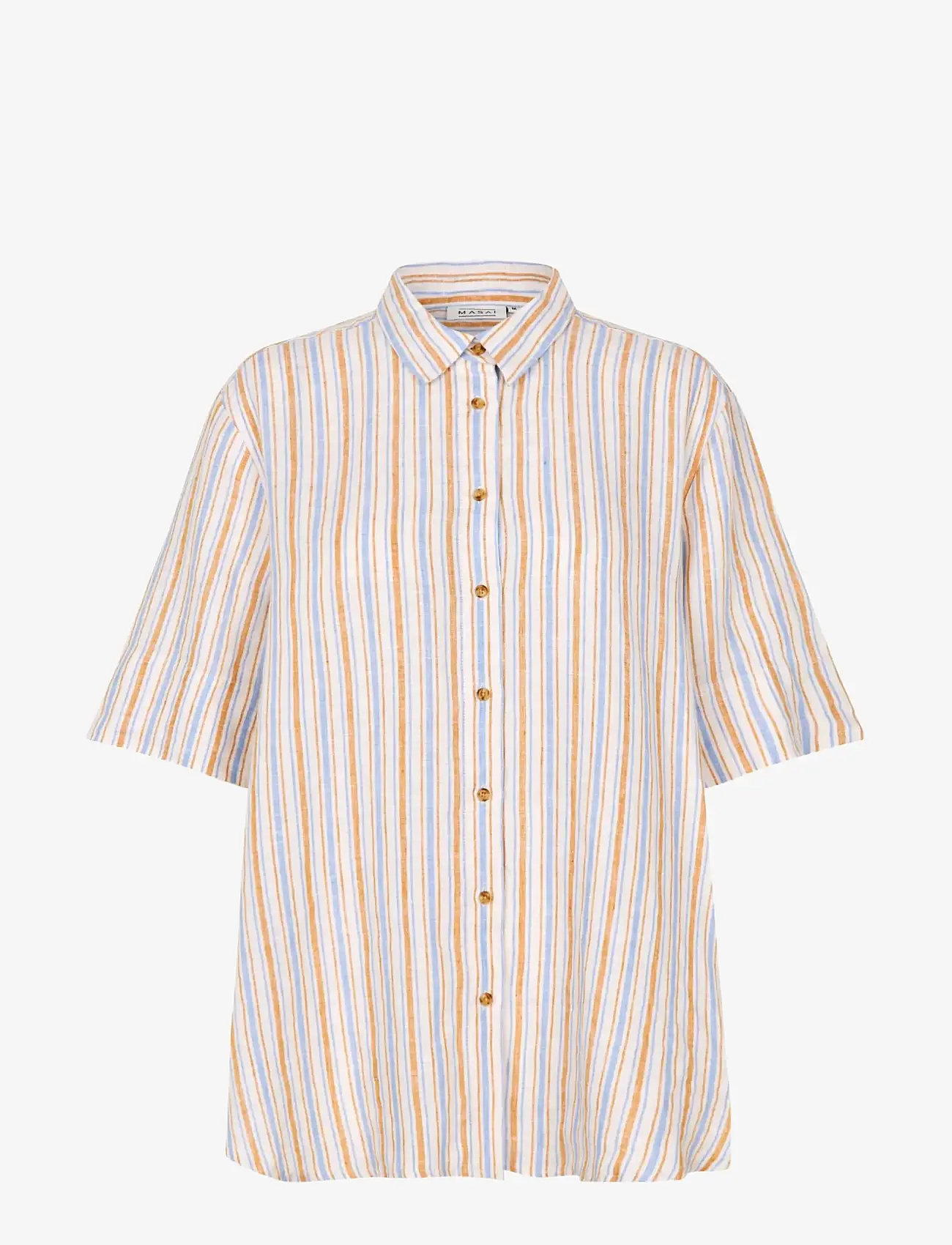 Masai - MaIlbato - linen shirts - inca gold - 0