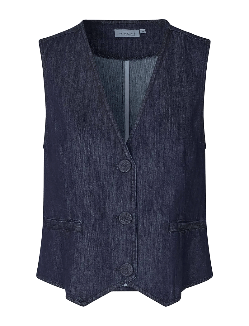 Masai - MaJulesa - džinsinė liemenė - dark denim - 0