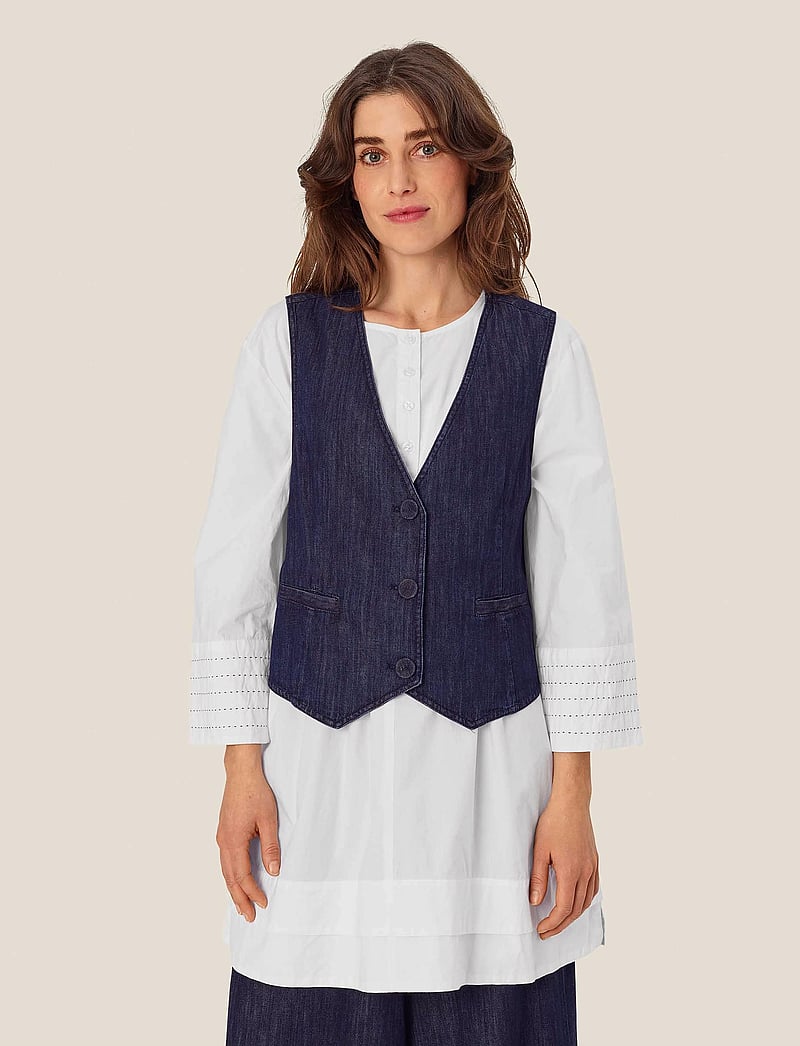 Masai - MaJulesa - džinsinė liemenė - dark denim - 3