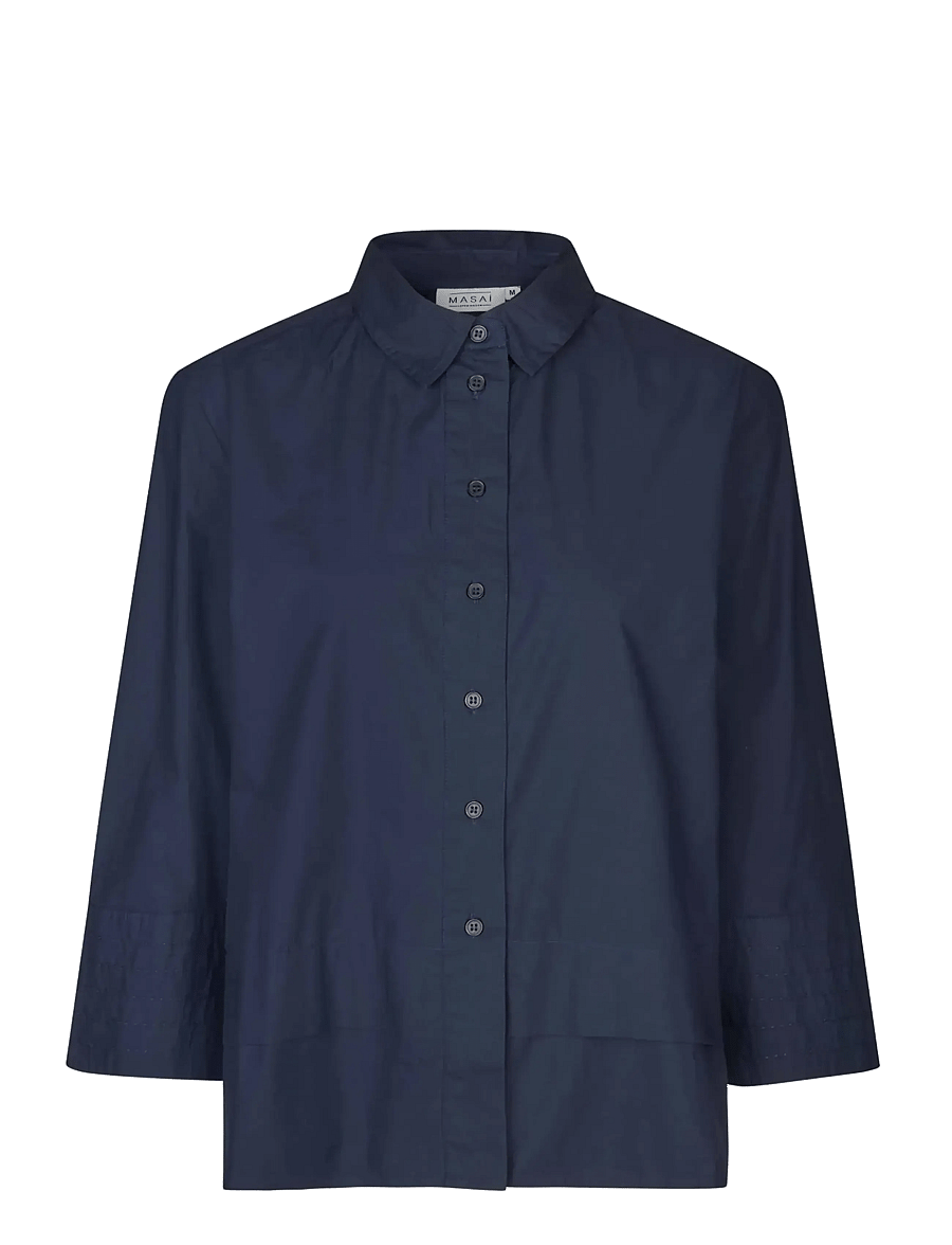Masai - MaIanela - pikkade varrukatega särgid - navy blazer - 1