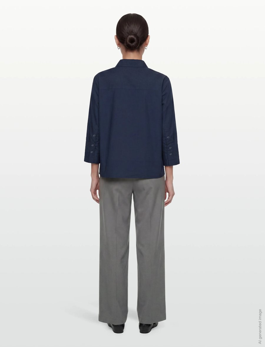 Masai - MaIanela - pikkade varrukatega särgid - navy blazer - 4