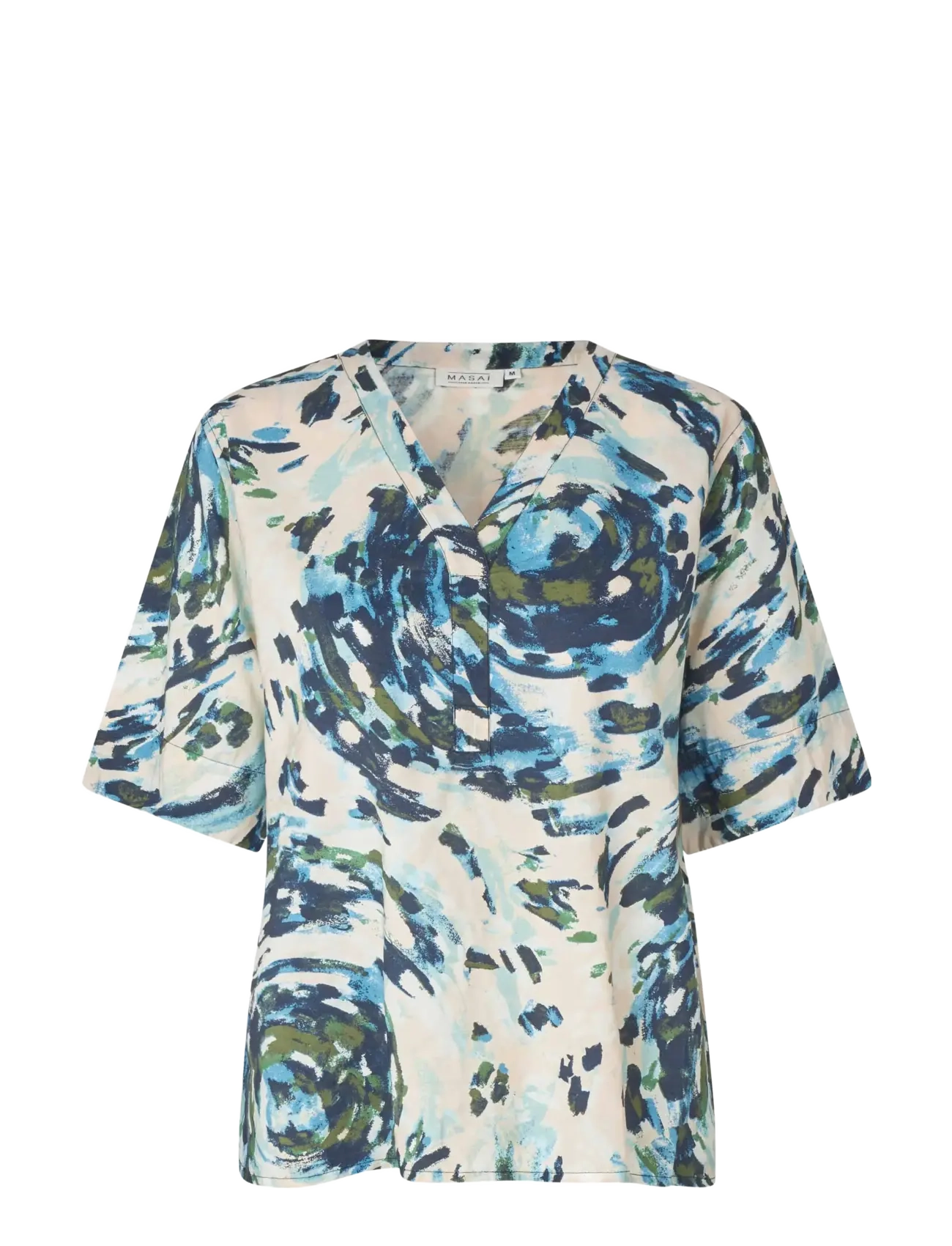 Masai Mabarea, S, Blue, T-Shirts & Toppe > Kortærmede, Dame