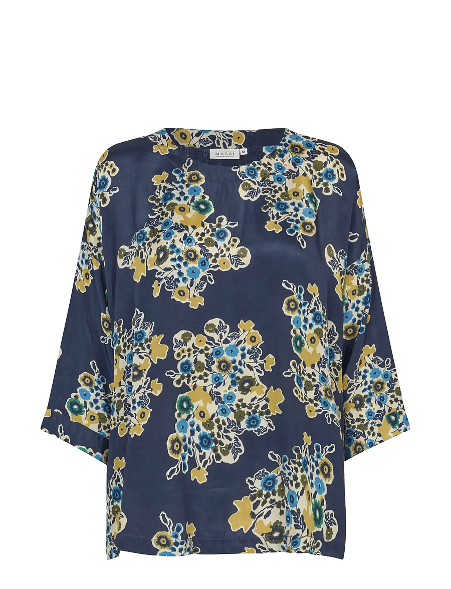 Masai - MaBecca - langärmlige tops - mood indigo - 0