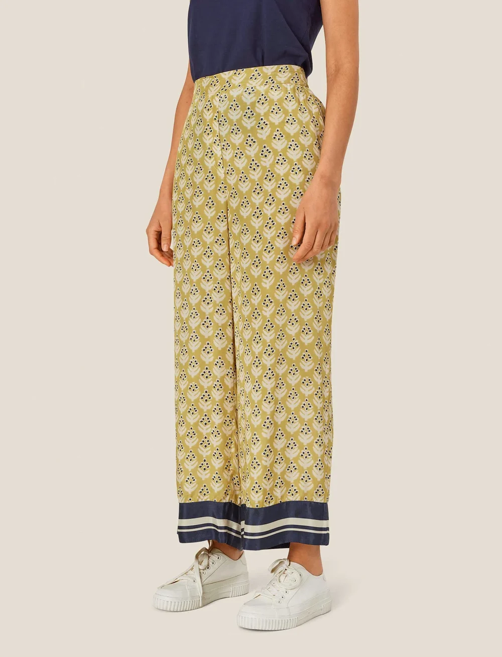 Masai - MaPeronella - wide leg trousers - burnish gold - 2
