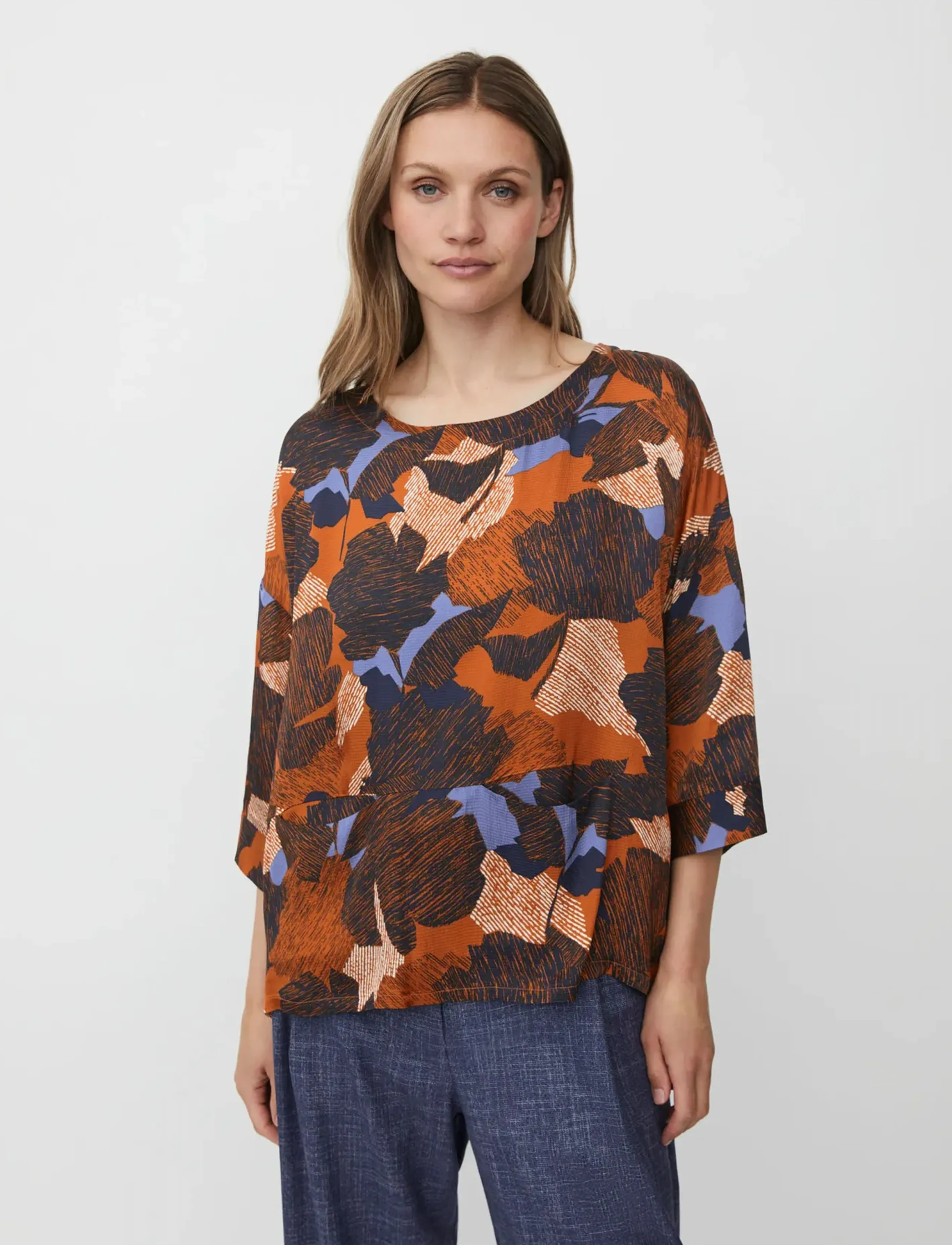 Masai Mabramila, XL, Brown, T-Shirts & Toppe > Langærmede, Dame
