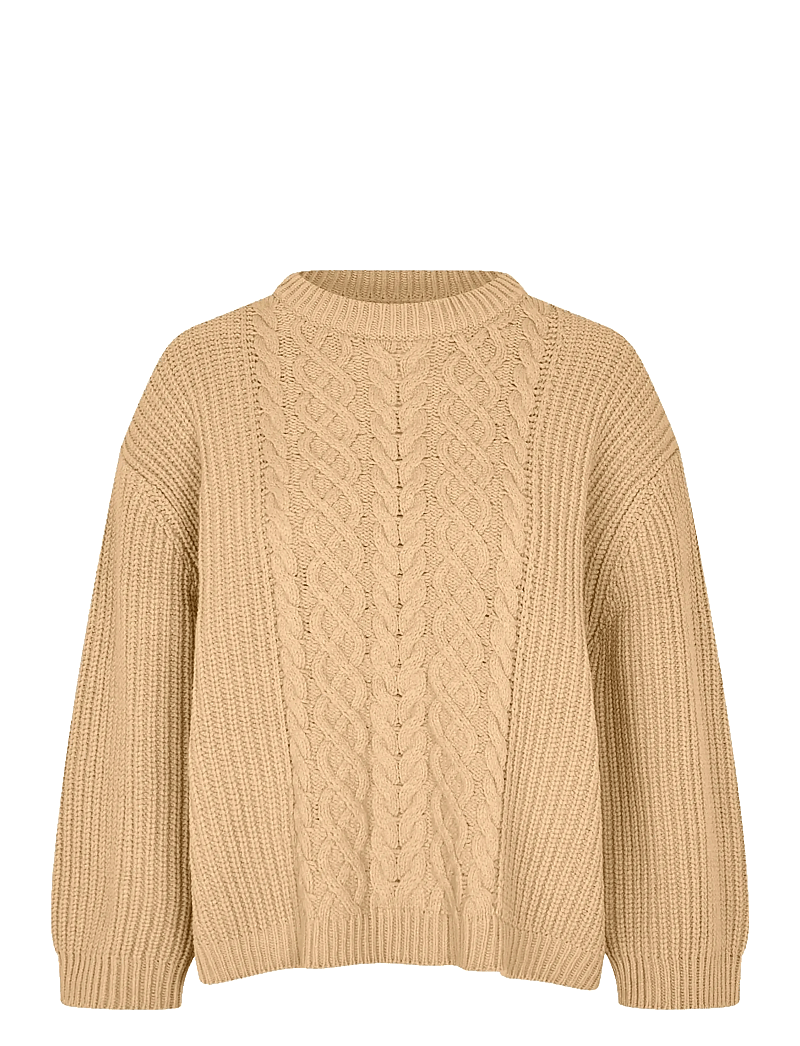 Masai - MaFalvra - stickade tröjor - travertine - 0