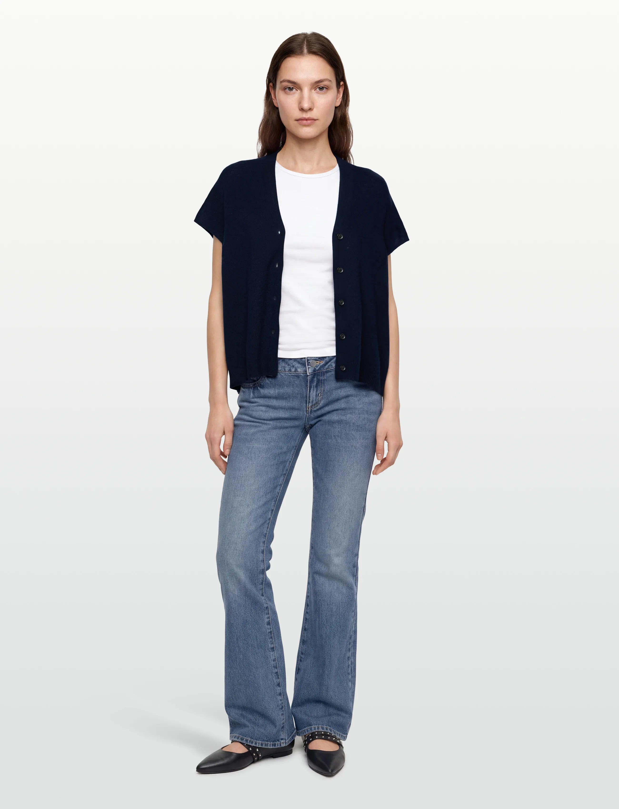 Masai Malucanne, M, Knitwear, Marineblau - Cardigans, Frauen