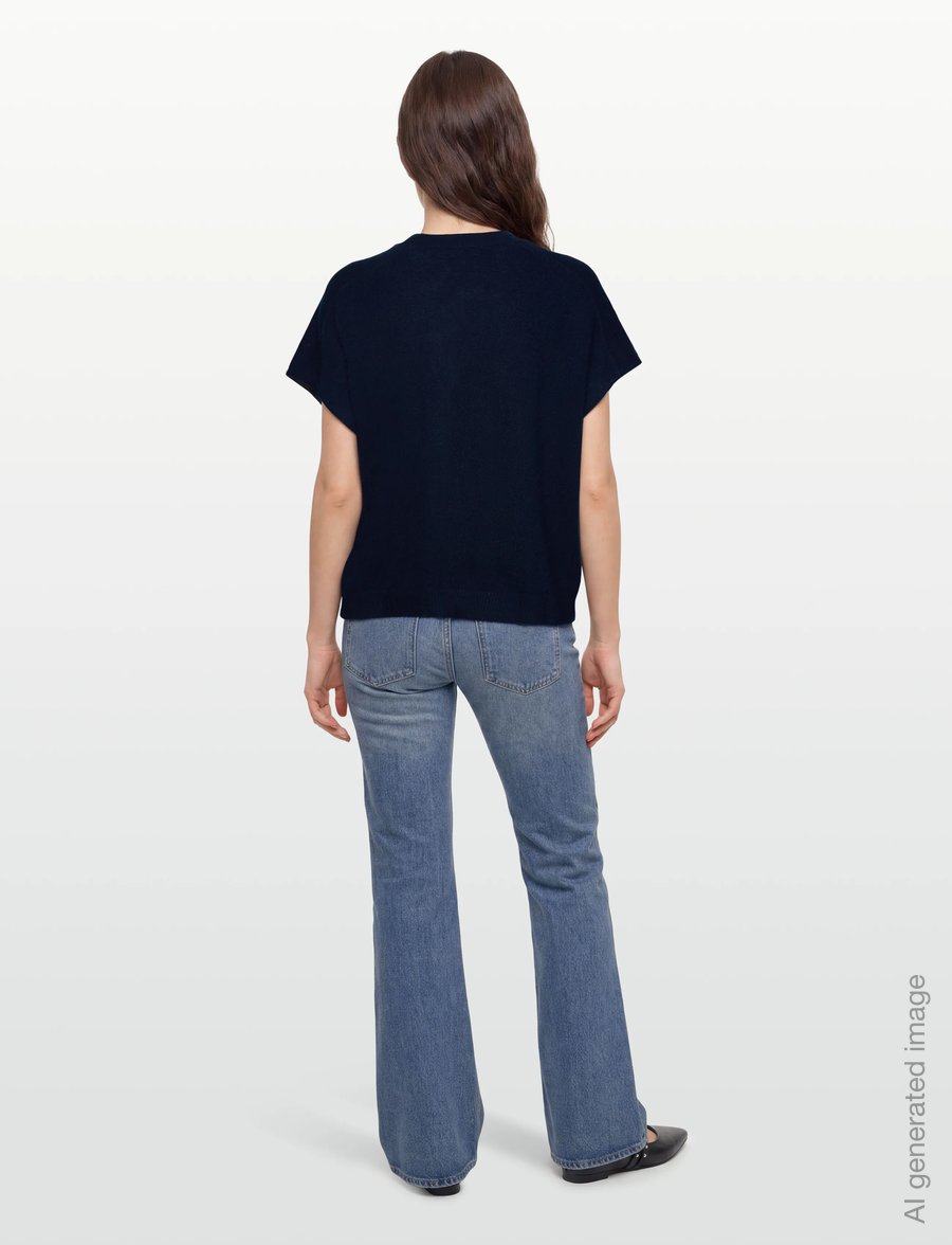 Masai - MaLucanne - strickwesten - navy blazer - 4