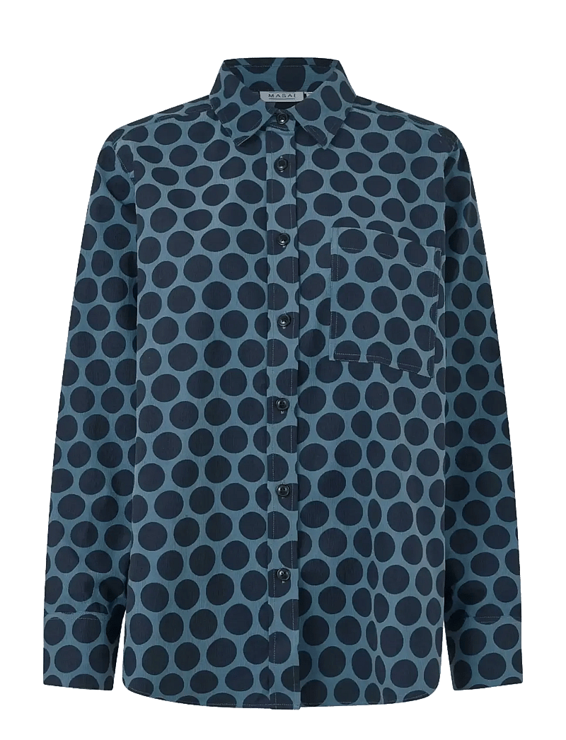 Masai - MaIndiba - pikkade varrukatega särgid - navy blazer - 1