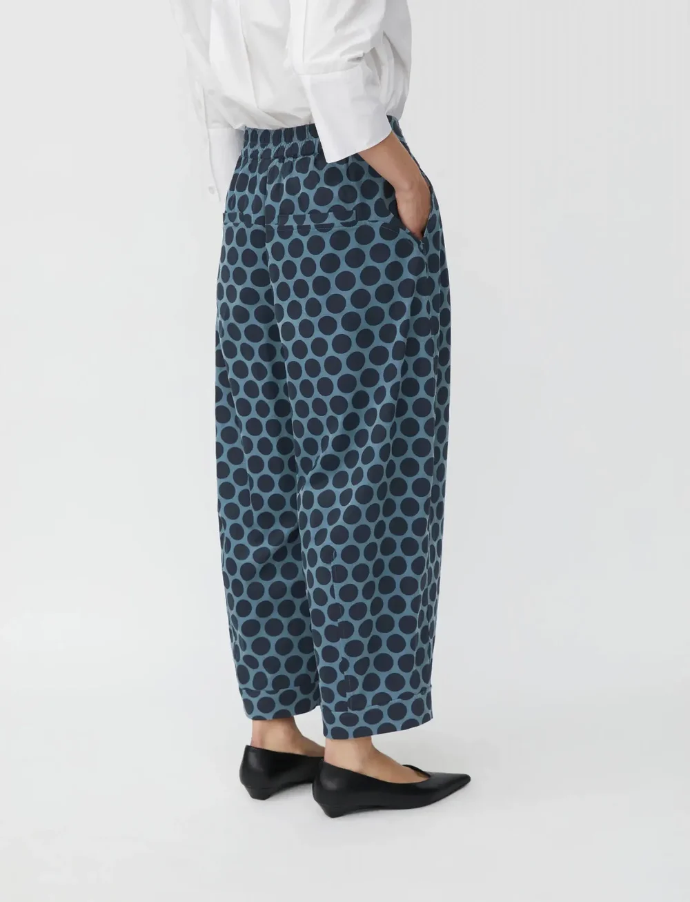 Masai - MaPyrella - barrel-bukser - navy blazer - 4