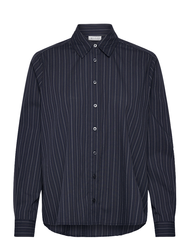 Masai - MaImma - long-sleeved shirts - navy blazer - 1