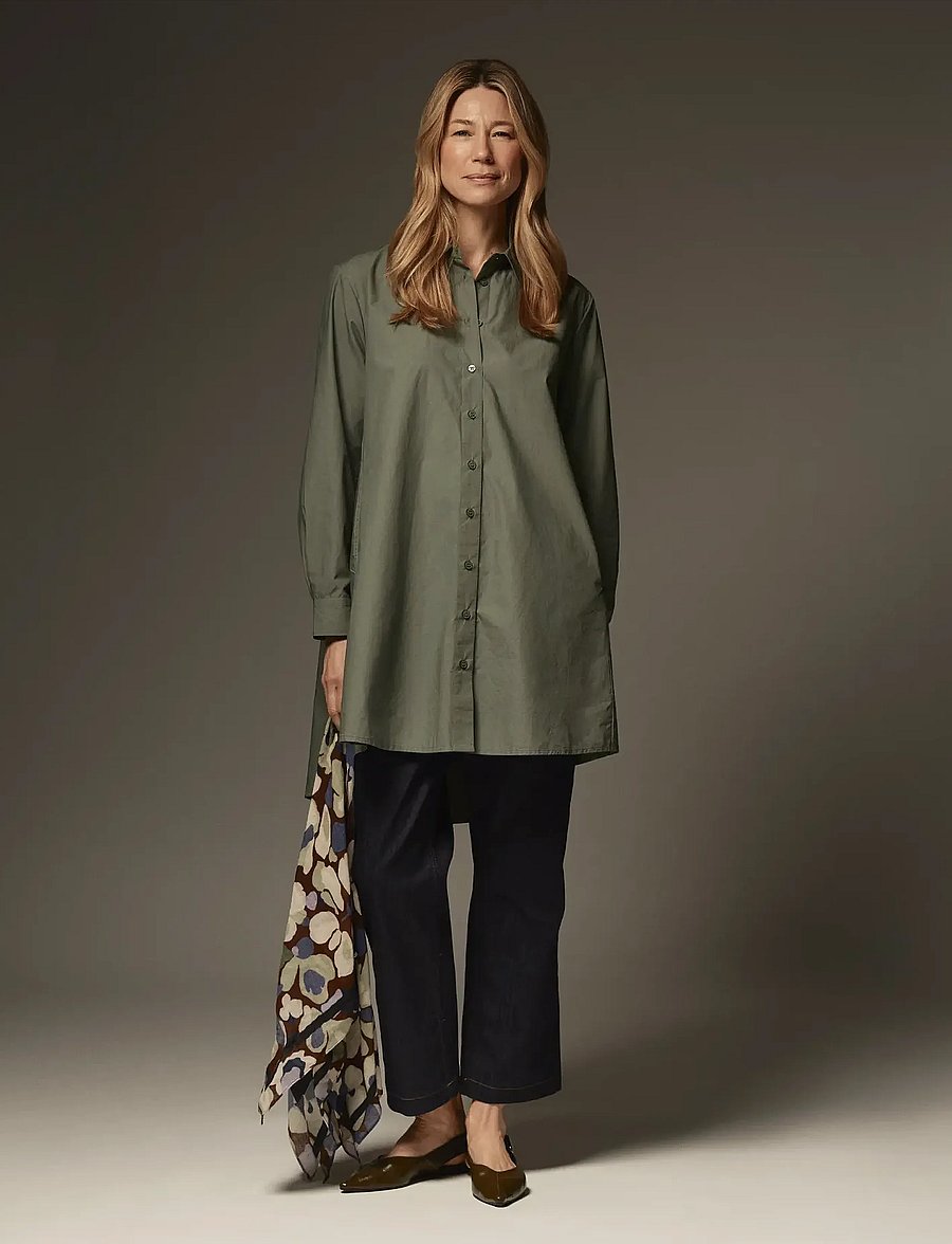 Masai - MaIngebeth - long-sleeved shirts - duck green - 2