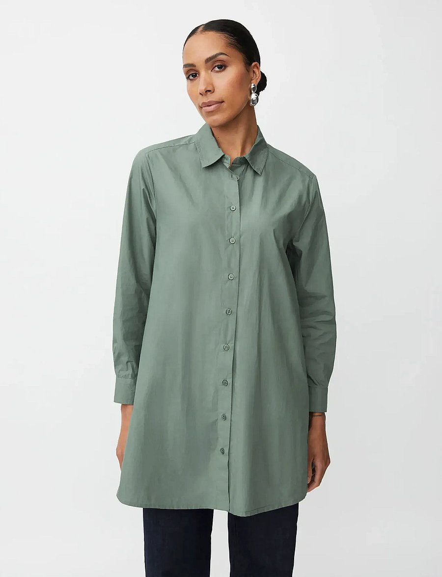 Masai - MaIngebeth - long-sleeved shirts - duck green - 3