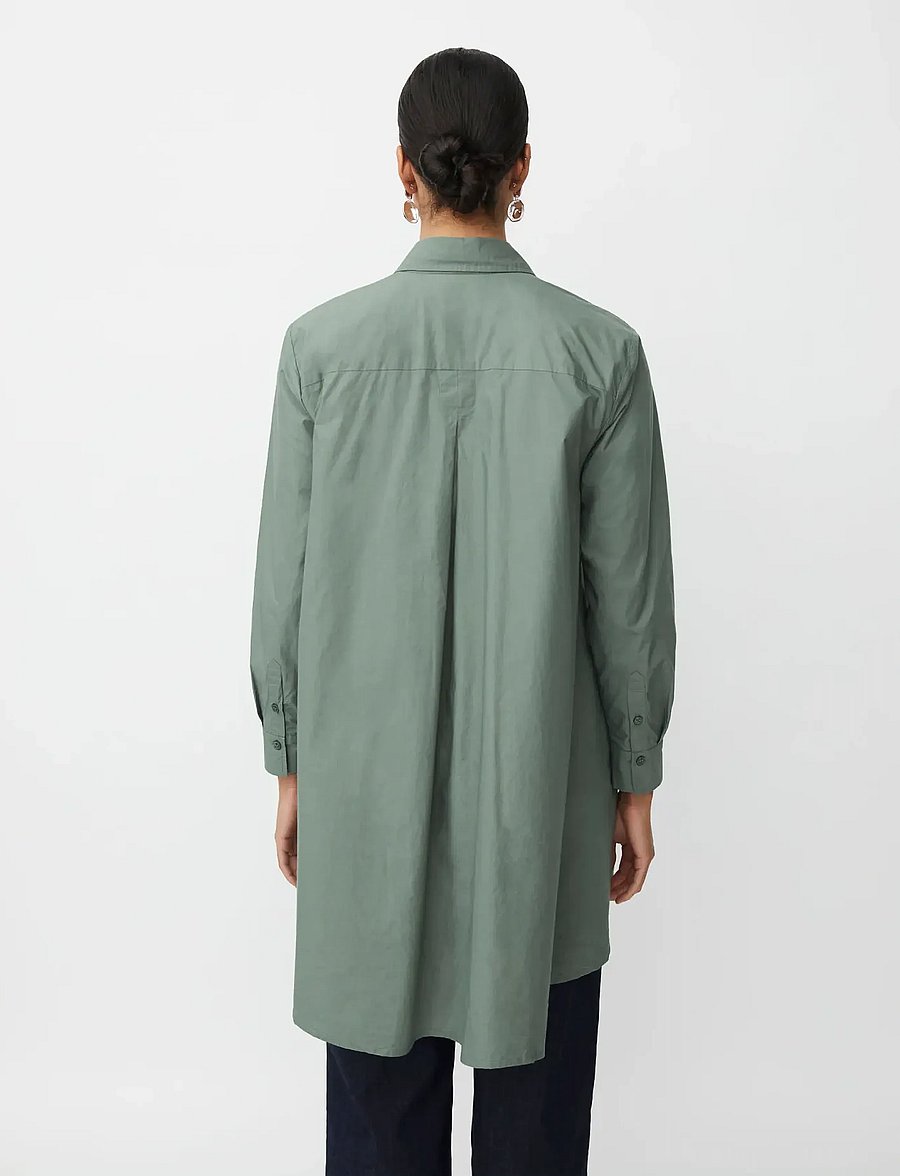 Masai - MaIngebeth - long-sleeved shirts - duck green - 4