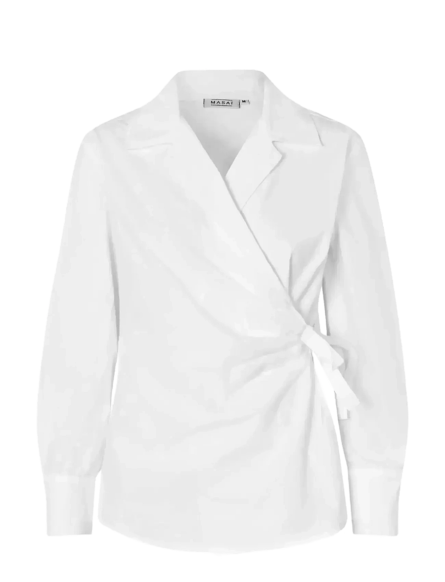 Masai - MaIzabele - langärmlige hemden - white - 0