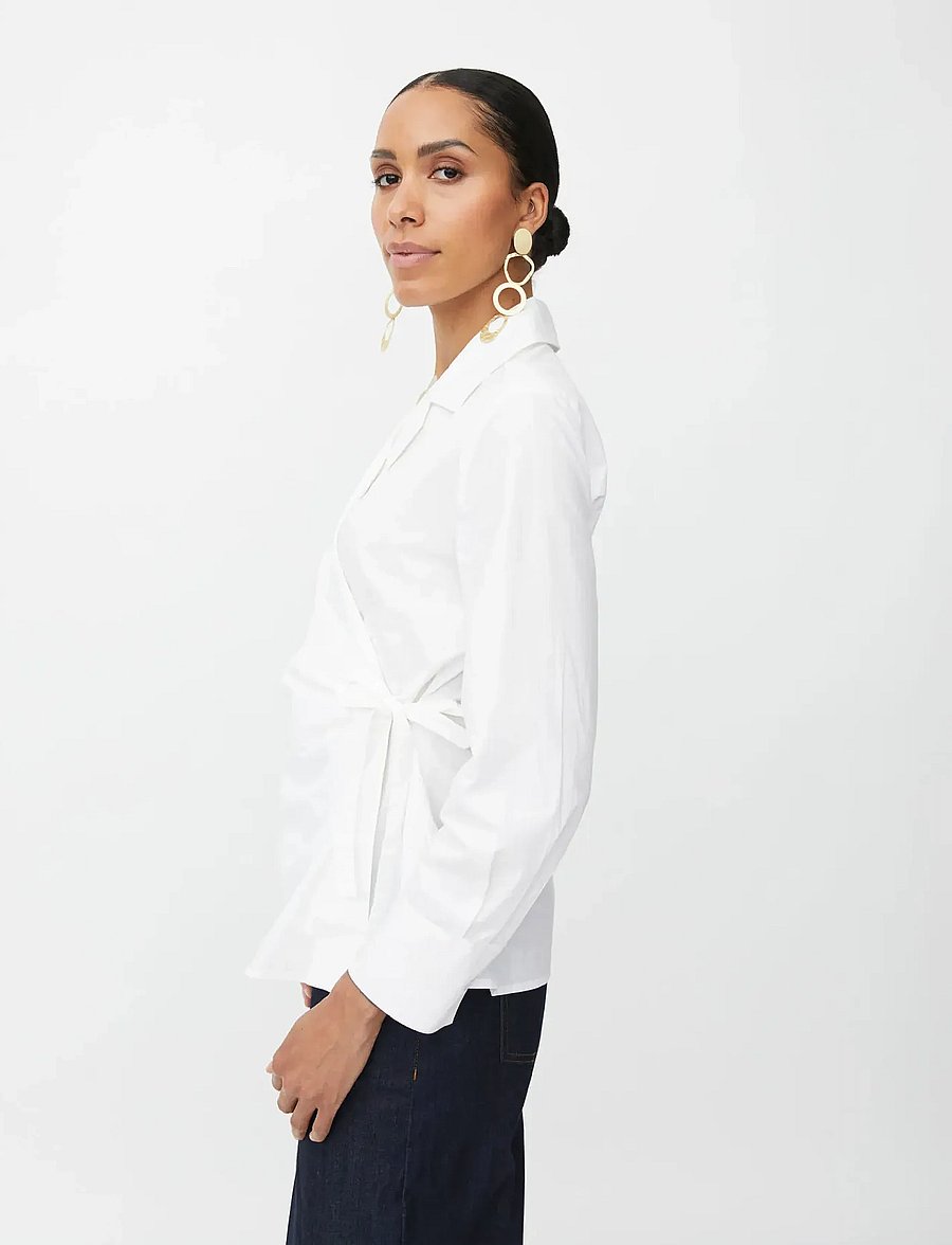 Masai - MaIzabele - langärmlige hemden - white - 5