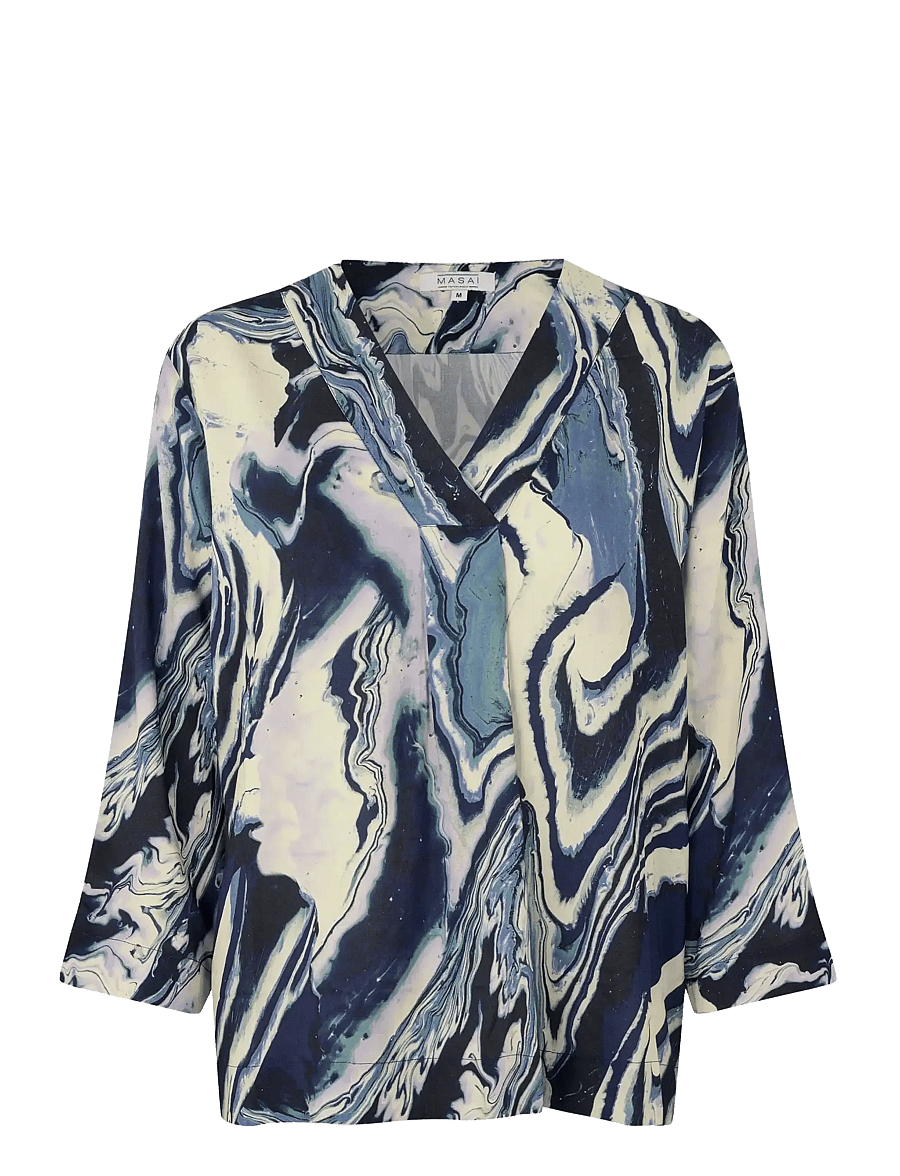 Masai - MaDaciana - langärmlige blusen - wisteria - 0