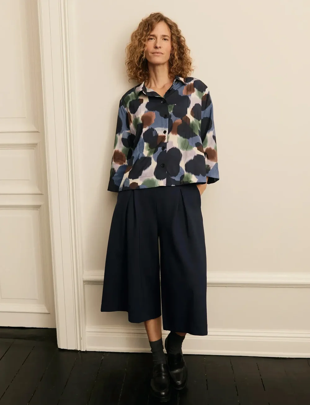 Masai - MaIbilisan - langärmlige hemden - navy blazer - 0