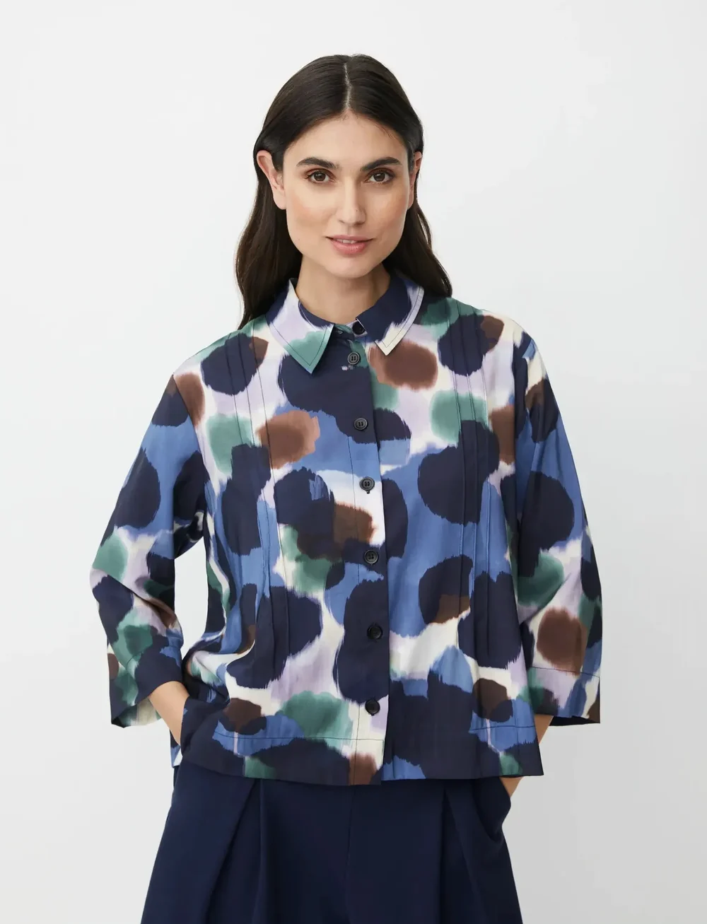 Masai - MaIbilisan - langärmlige hemden - navy blazer - 3