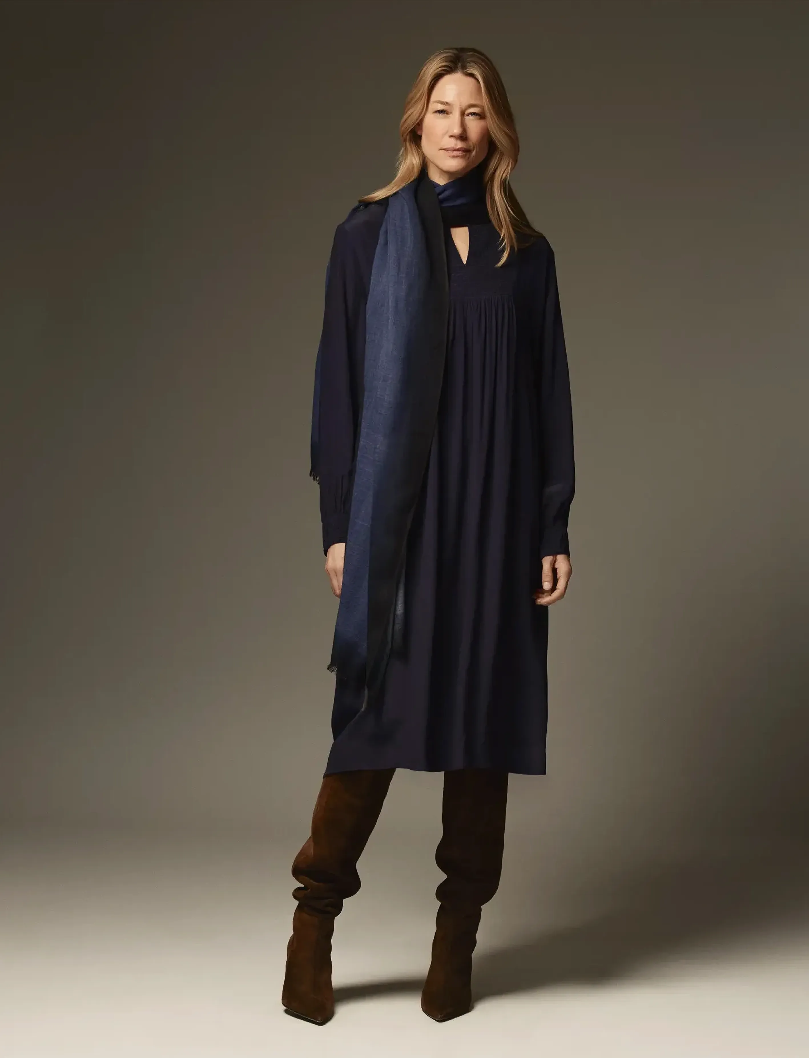 Masai Manormata, XL, Navy, Kjoler > Knælange Og Midi, Dame