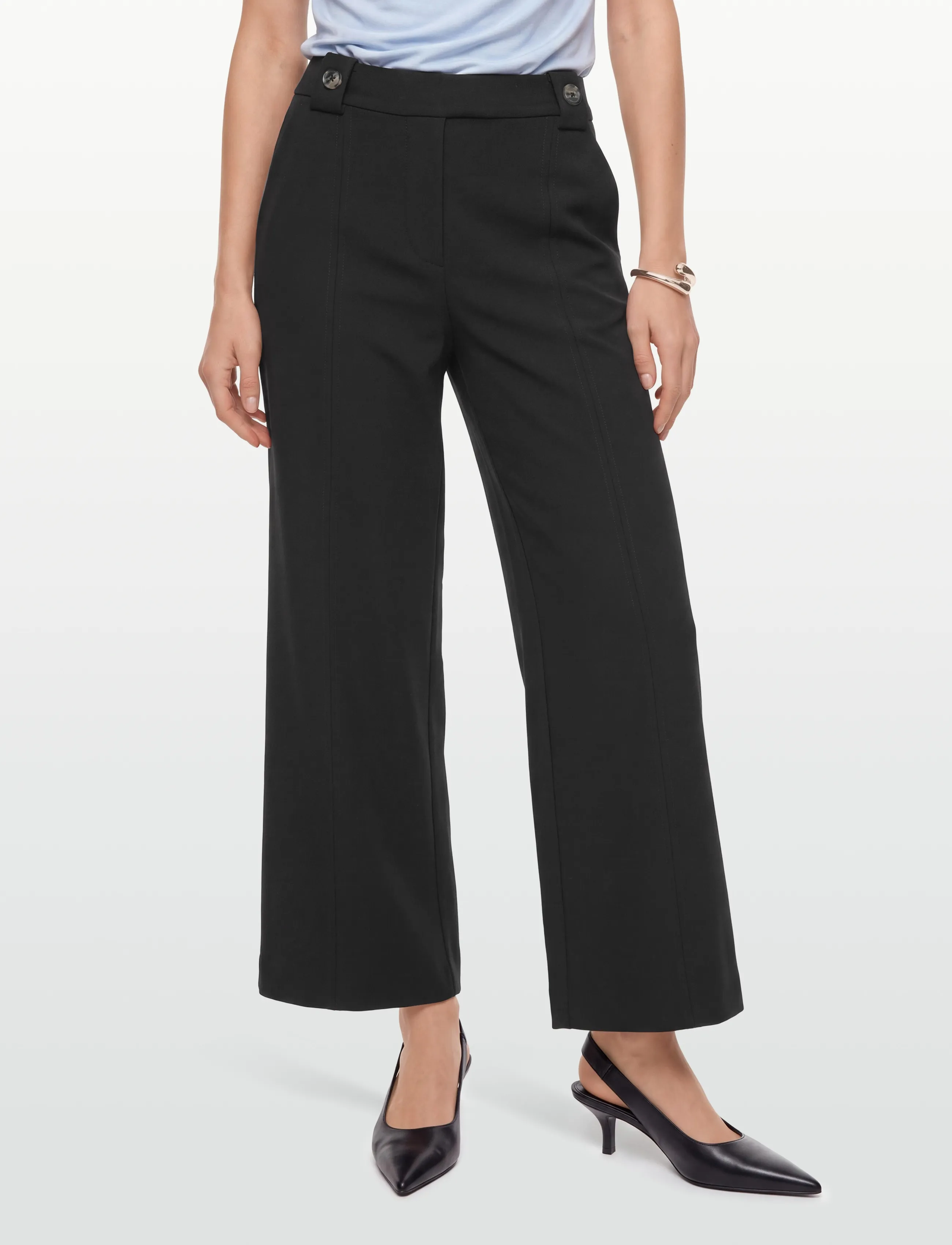 Masai - MaPaxora - hosen mit weitem bein - black - 3