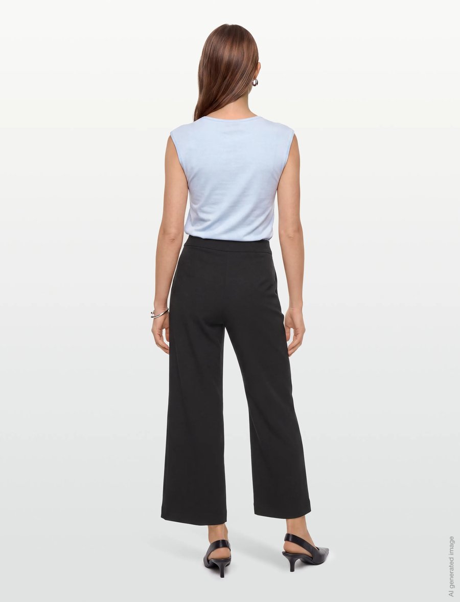 Masai - MaPaxora - hosen mit weitem bein - black - 4