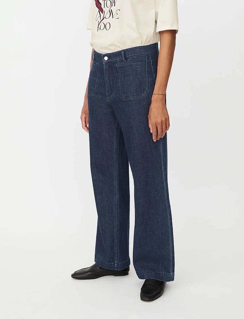 Masai - MaPartenope - hosen mit weitem bein - dark denim - 4