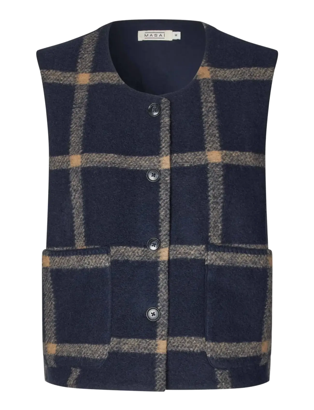 Masai MaJoselle - Knitted vests - NAVY BLAZER / navy