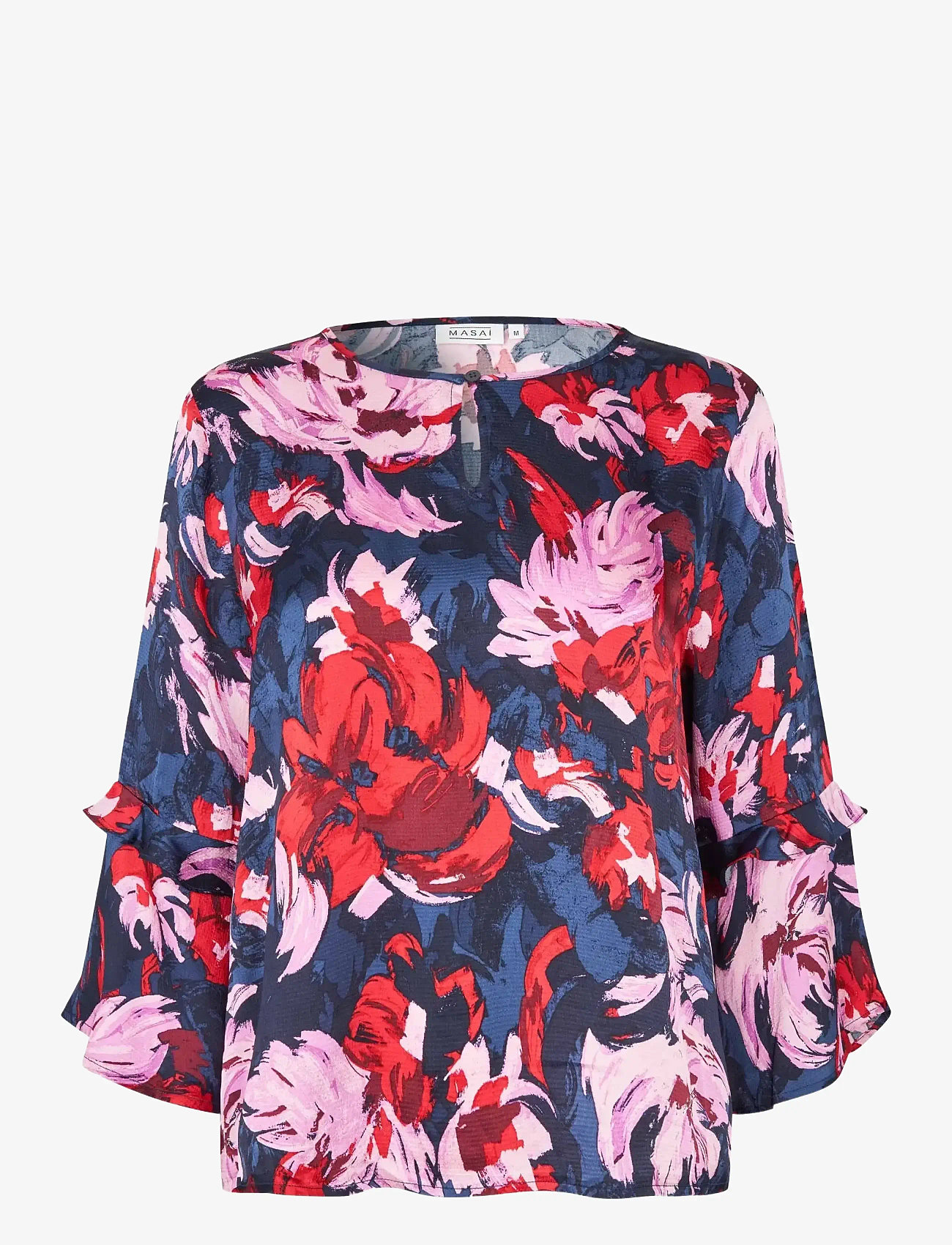 Masai - MaBimelda - langærmede bluser - scarlet sage - 0