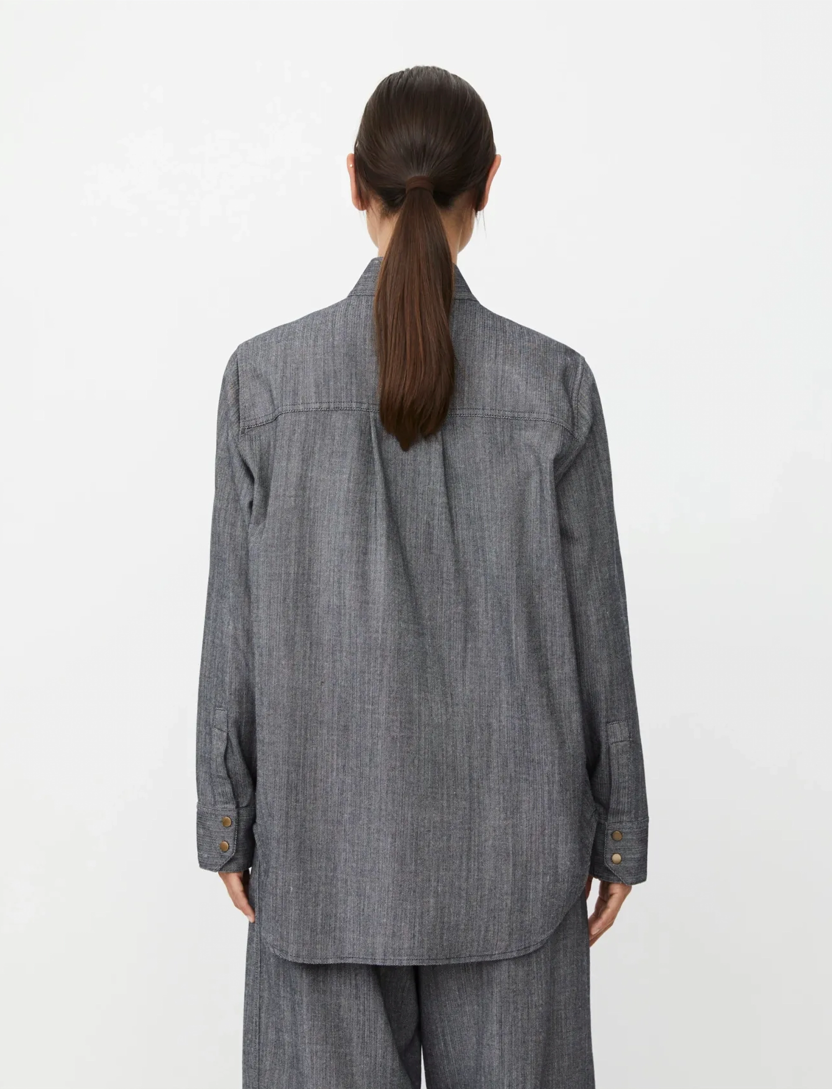 Masai - MaIannie - långärmade skjortor - dark denim - 3