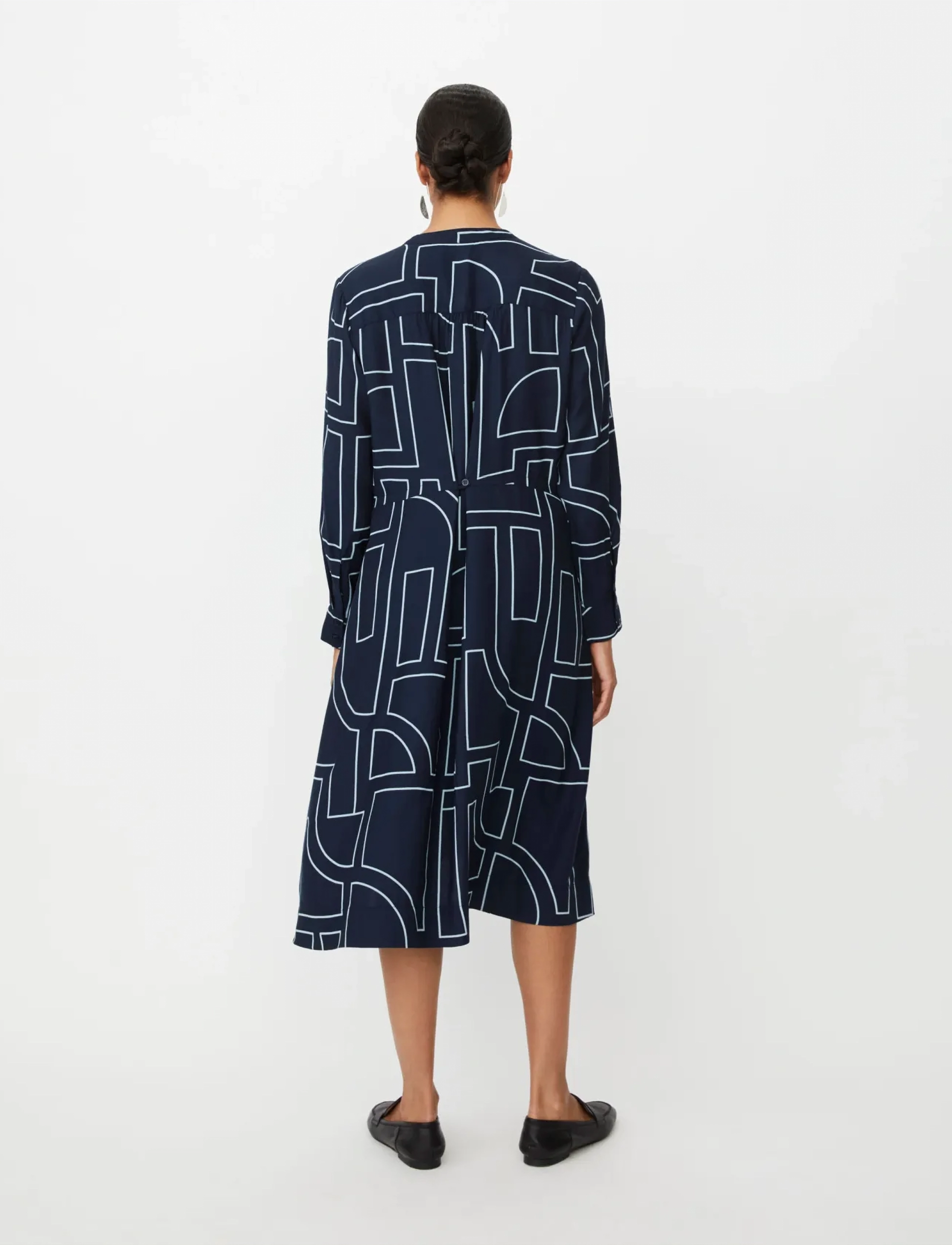 Masai - MaNataly - sukienki koszulowe - navy blazer - 3
