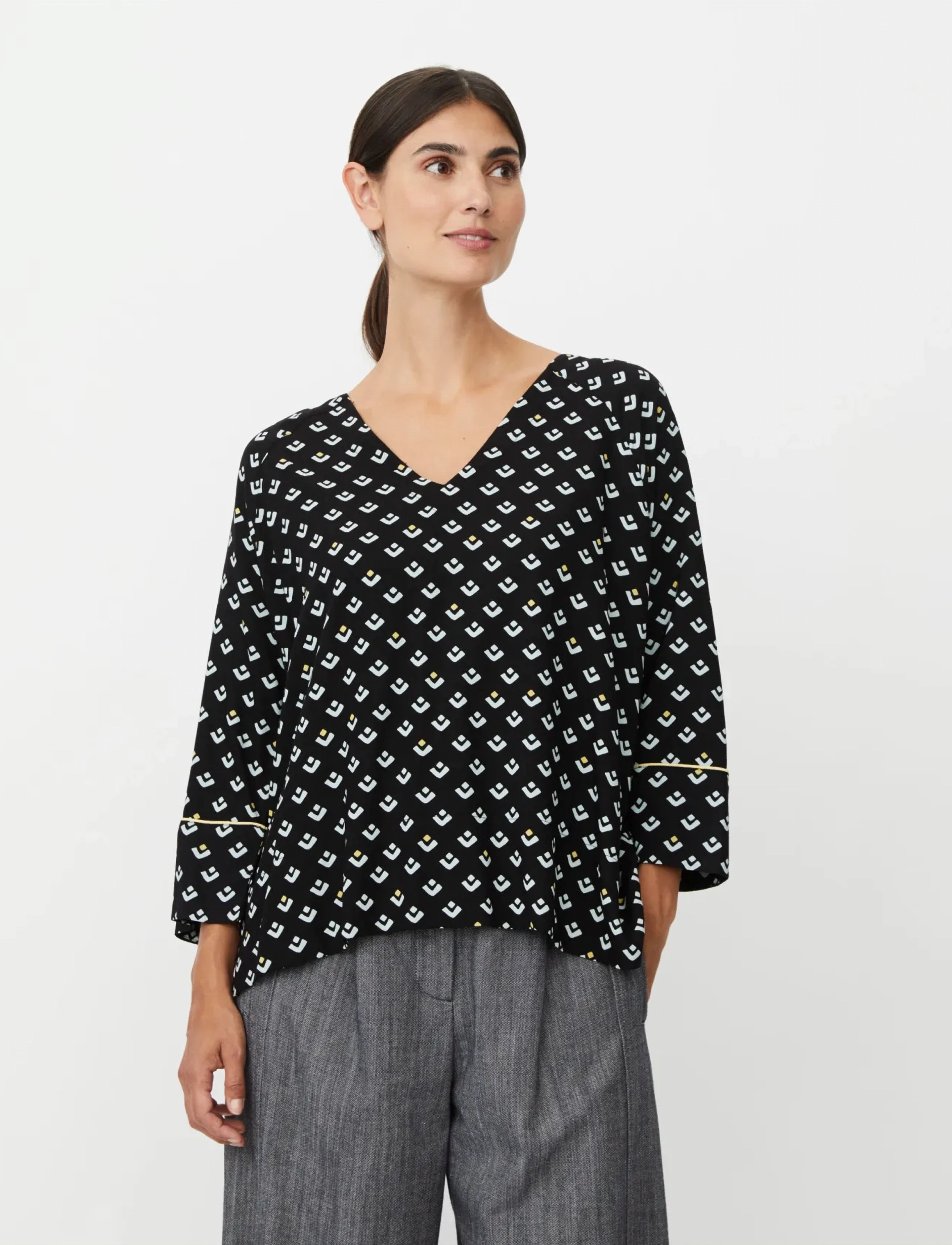 Masai Mabeniko, S, Black, Bluser > Langærmede, Dame